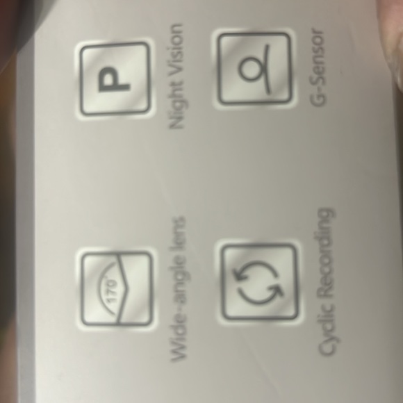 Dash cam with built in 2nd camera never been used in box - Picture 2 of 3